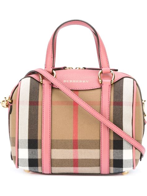 burberry alchester pink|Burberry Pink House Check Alchester Bowler Bag Small .